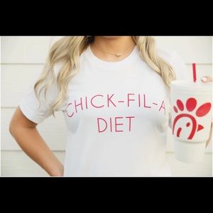 Bella-Canvas Chick-Fil-A Diet Shirt size M